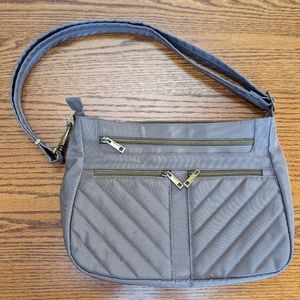 Travelon Anti-Theft Crossbody Bag Taupe Brown